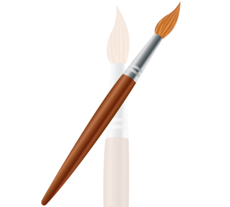 Free paint brush vector image 25768